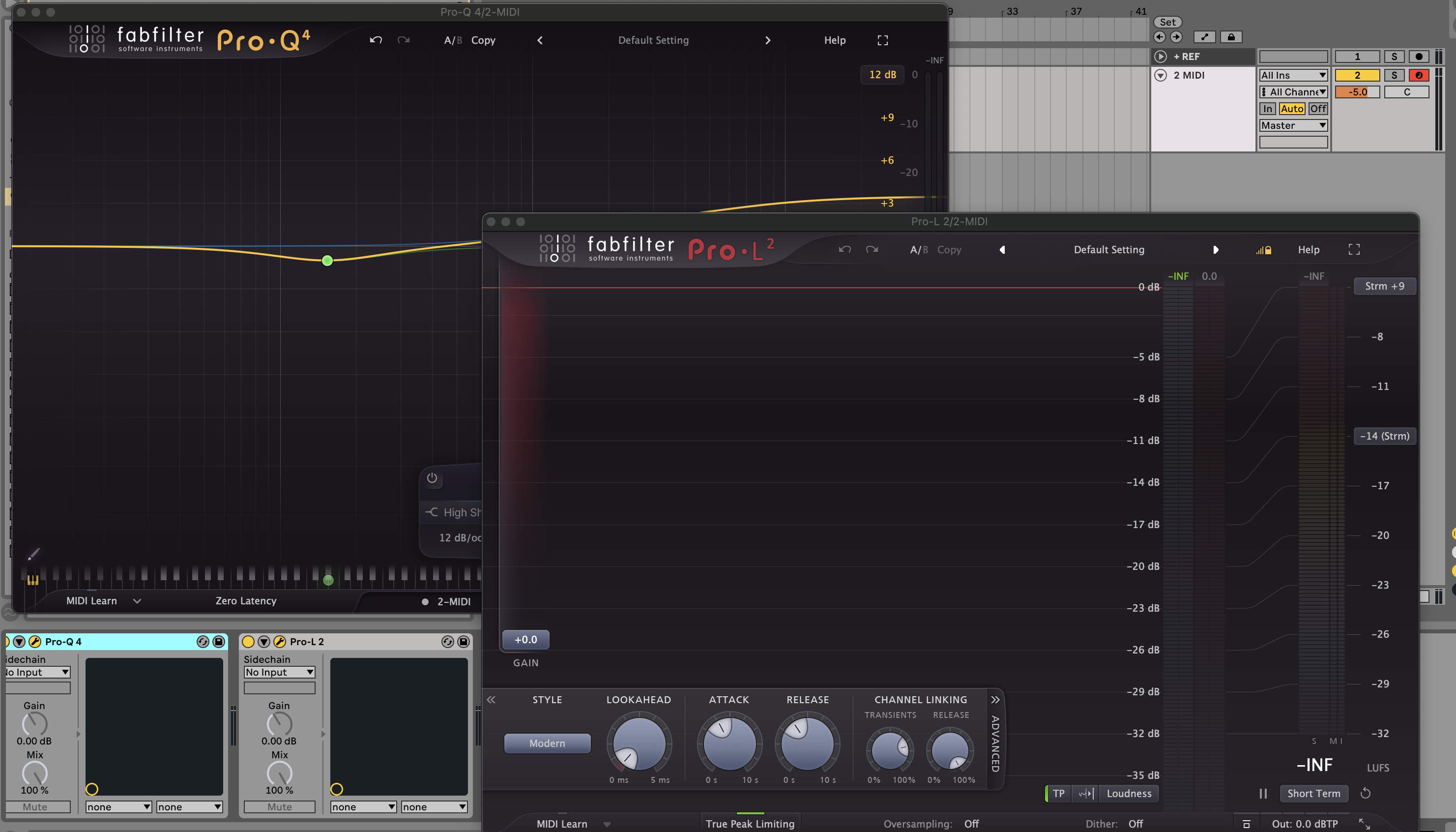 Fabfilter Pro-Q4, Pro-L2
